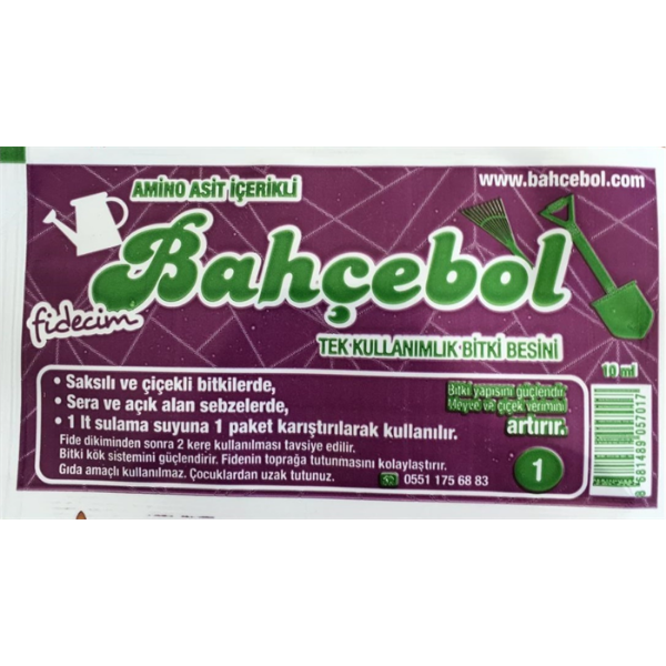 Bahçebol Tek Kullanımlık Sıvı Bitki Besini resmi